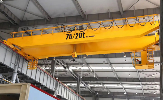 Cần cẩu EOT dầm đôi 32T kiểu châu Âu với Palăng xe đẩy Động cơ ABB