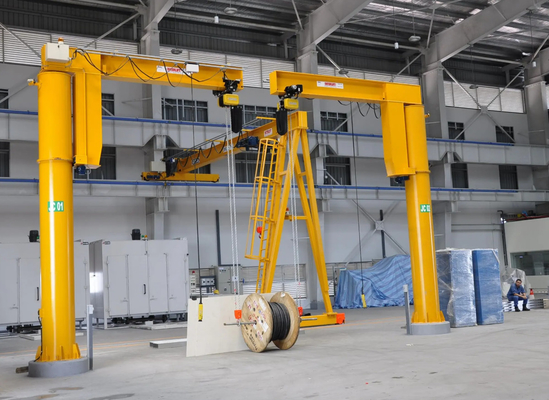 Cột cố định Chiều dài 8m Cẩu công xôn cánh tay cần cẩu đứng tự do 3.2 tấn