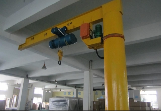 Cột cố định Chiều dài 8m Cẩu công xôn cánh tay cần cẩu đứng tự do 3.2 tấn