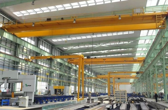 Cầu trục đôi cầu đơn EOT của Châu Âu 1-50 tấn có xe đẩy di chuyển
