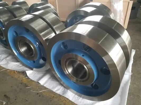 Cần cẩu luyện kim Bánh xe cần trục rèn Chống mài mòn chống gãy