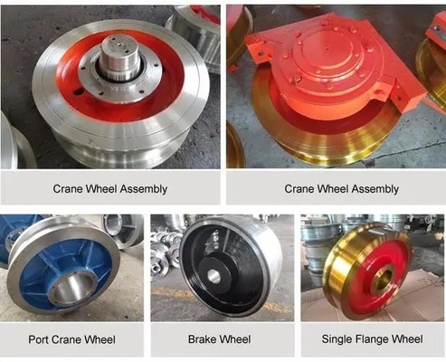 Bộ trục bánh xe thép đúc Ld cho cần cẩu trên cao