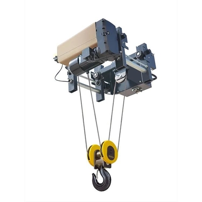 Cầu trục đôi 20 tấn Cầu trục trên không Khoảng cách thấp Loại Châu Âu Dây cáp Palăng