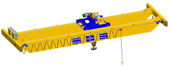 Cầu trục dầm đôi điện kéo dài Độ ổn định mạnh mẽ 20 tấn 50 tấn