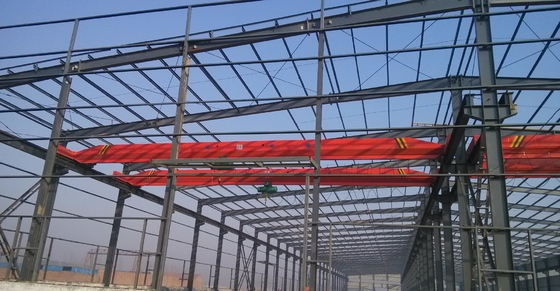Cầu trục EOT dầm đơn 7,5-31,5m Cầu trục trên không 10 tấn 220V ~ 480V cho nhà máy