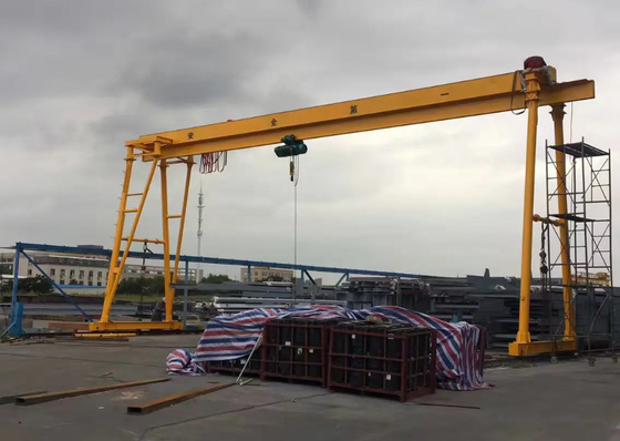 Cần trục di động 5 tấn với tời điện Wirerope sử dụng ngoài trời