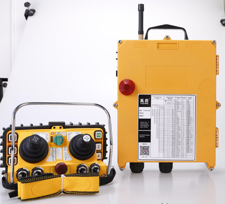 F24-6D Telecrane 6 Nút Điều khiển từ xa cần cẩu không dây tốc độ 2 tốc độ Công nghiệp