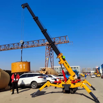 2.95t Spider Crawler Crane với Hydraulic Telescopic Boom