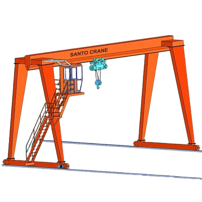 18m P24 P38 P43 Loại đường sắt Đàn cẩu Gantry single beam cho các nhà ga hàng hóa