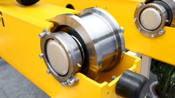 Độ cứng được xử lý nhiệt Bánh xe cần trục rèn tiêu chuẩn EU Chống mài mòn chống gãy