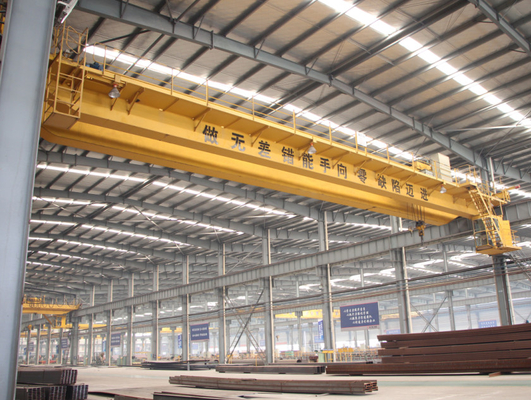 Q235B Q345C 32Ton Bridge Crane Workshop Double Beam Overhead Traveling Crane