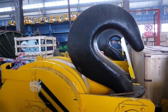 Loại châu Âu Giàn cẩu trên cao Tời kéo Khối rèn Đôi Móc Cẩu Hình chữ C