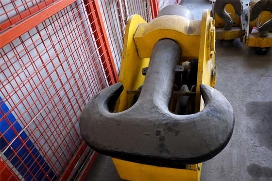 Loại châu Âu Giàn cẩu trên cao Tời kéo Khối rèn Đôi Móc Cẩu Hình chữ C
