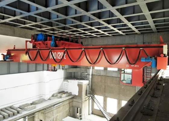 Cẩu cẩu trên cao CE 20T 50T 100T Châu Âu HMI CMAA Cẩu cẩu giàn điện
