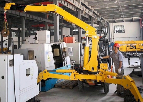 Cần cẩu nhện di động trong nhà Swing Leg KB1.0 Mini Tracked Crawler Craw Crane