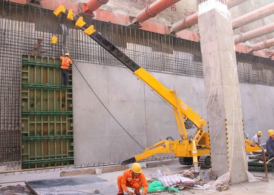 Cần cẩu bánh xích 3 tấn Spider để lắp dựng bằng thép