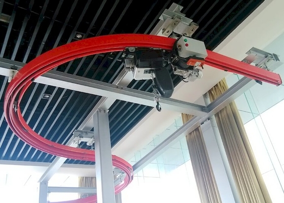 Kéo dài 3m đến 12m Đường ray trần nhà xưởng Cần trục KBK với Palăng điện