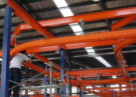 Kéo dài 3m đến 12m Đường ray trần nhà xưởng Cần trục KBK với Palăng điện
