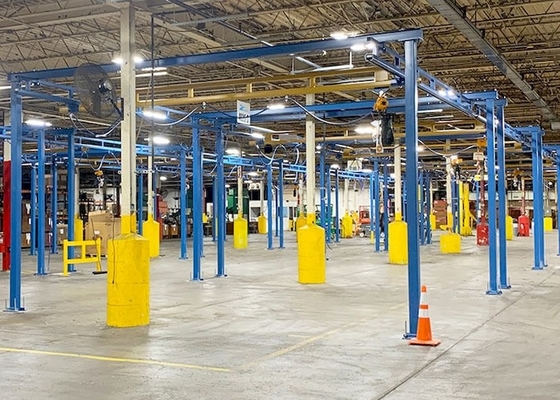 OEM ODM KBK Cầu treo Cầu trục Trần Gắn Cần cẩu máy trạm đứng miễn phí