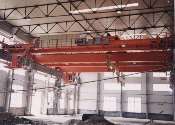 Q235B Q345C 32Ton Bridge Crane Workshop Double Beam Overhead Traveling Crane