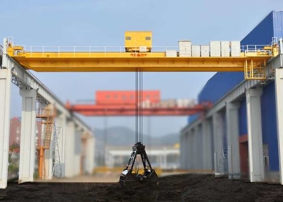 Trọng lượng nhẹ QD 5T-50 / 10T Cầu trục dầm đôi Tải trọng lớn