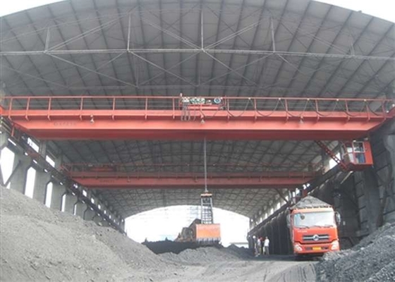 Cần cẩu đôi điện được sử dụng rộng CE ISO Cần cẩu cửa hàng công việc đường sắt 43kg / M QU70