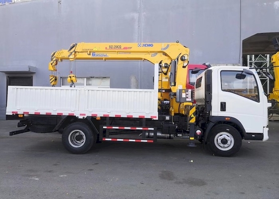 Knuckle xe tải thủy lực gắn thang máy 8 tấn