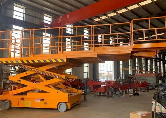 OEM 3,98mx1,83m Nền tảng 680kg Máy kéo cắt diesel cho mặt đất không bằng phẳng