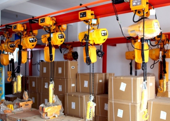 Tời kéo xích có kích thước trung bình hạng nặng thấp IP55 Tời xử lý vật liệu công nghiệp