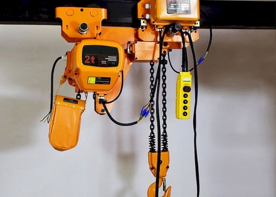 Tời kéo xích có kích thước trung bình hạng nặng thấp IP55 Tời xử lý vật liệu công nghiệp
