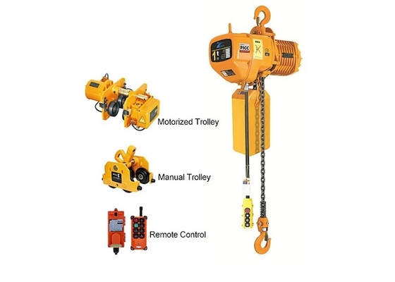 Trọng lượng nhẹ nhỏ 0,1 tấn đến 6 tấn Palăng xích 3m đến 120m Chiều cao nâng