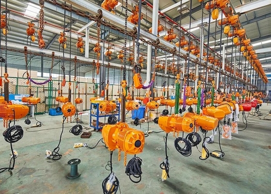 Tời kéo xích có kích thước trung bình hạng nặng thấp IP55 Tời xử lý vật liệu công nghiệp