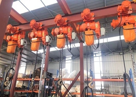 ISO CE 0.5T-50T HHBB Palăng xích điện với xe đẩy có động cơ