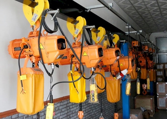 ISO CE 0.5T-50T HHBB Palăng xích điện với xe đẩy có động cơ
