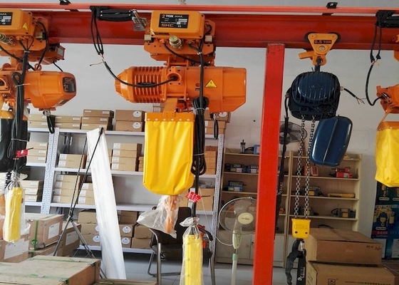 ISO9001 Khối xích điện 500lb 1000lb với hệ thống treo móc cố định
