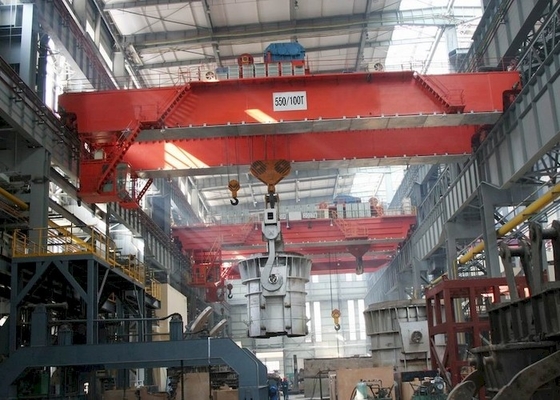 Cầu trục dầm đôi loại 16 / 3.2t QDY trong nhà máy hạng nặng