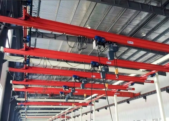 Cần trục KBK bán tự động 2 tấn SANTO Cần trục treo dầm đôi linh hoạt