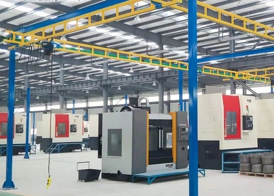 380V 50Hz Hoạt động linh hoạt Máy trạm cần cẩu KBK Cần cẩu theo dõi 2T
