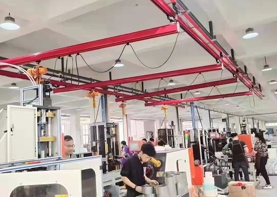 380V 50Hz Hoạt động linh hoạt Máy trạm cần cẩu KBK Cần cẩu theo dõi 2T