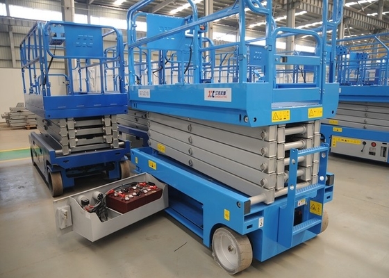 Nền tảng nâng thủy lực GTJZ 14m 300kg Nền tảng di động bằng thép Mangan