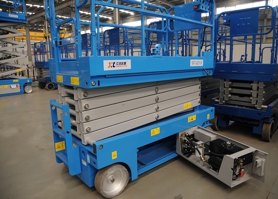Bệ nâng thủy lực di động 14m 450kg với van cân bằng báo động mức