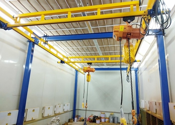 Hệ thống cầu treo cầu treo 2t kết hợp linh hoạt với Palăng xích