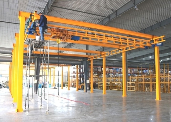 Cần cẩu gắn đường sắt cong thẳng 125kg đến 1000kg để vận chuyển vật liệu