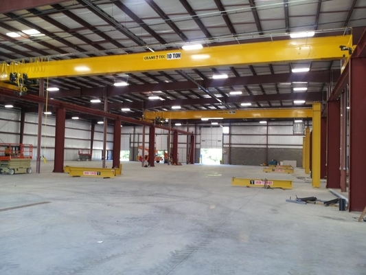 Điều khiển từ xa Cầu trục dầm đơn Châu Âu trong nhà 10 tấn