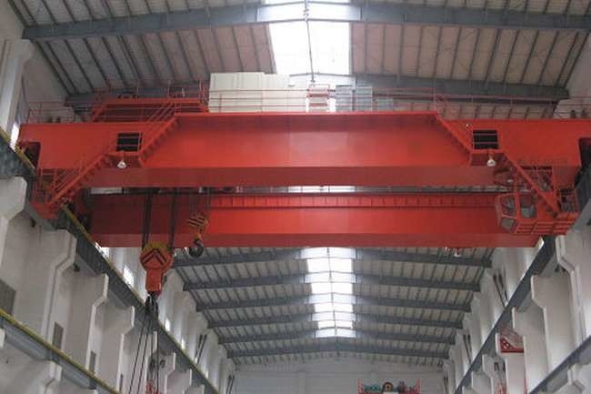 Q235B Q345C 32Ton Bridge Crane Workshop Double Beam Overhead Traveling Crane