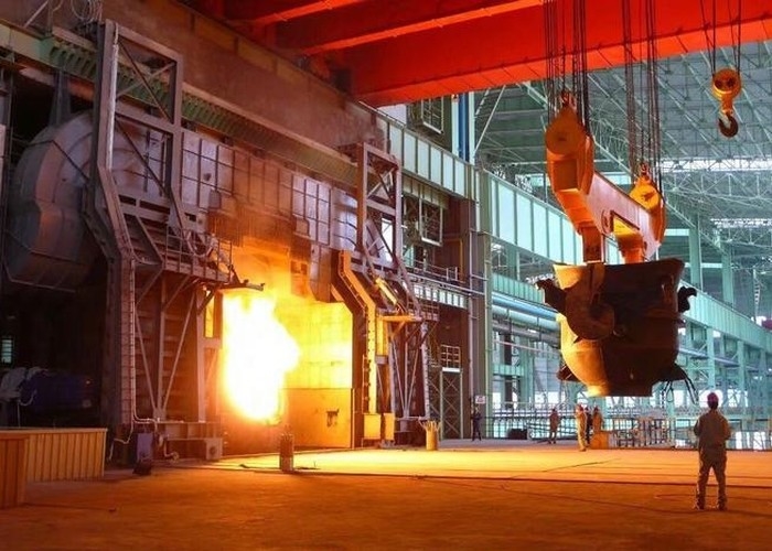 Q345B Vật liệu Đúc Múc Cần cẩu Sắt kim loại Đúc Cần cẩu trên cao Múc thép lỏng nóng chảy