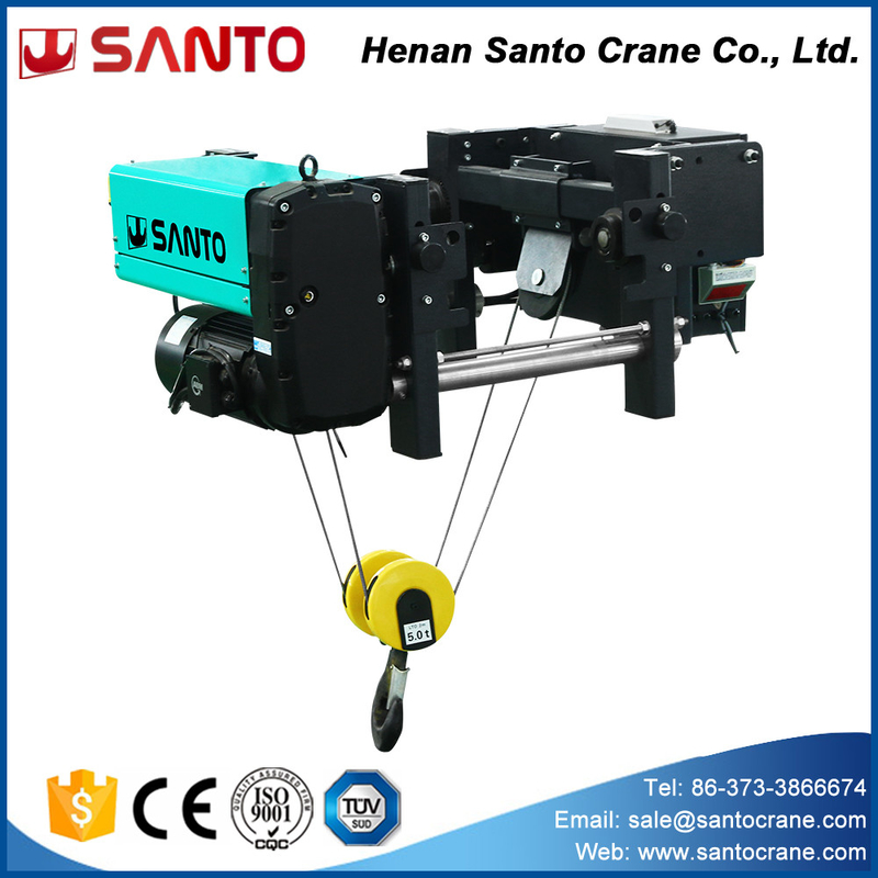 Khoảng không thấp Cần cẩu dây cáp loại Châu Âu 15 tấn